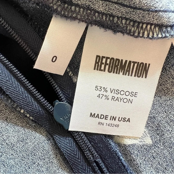 Reformation Vanessa patterned button back dress 17963 - Picture 14 of 14